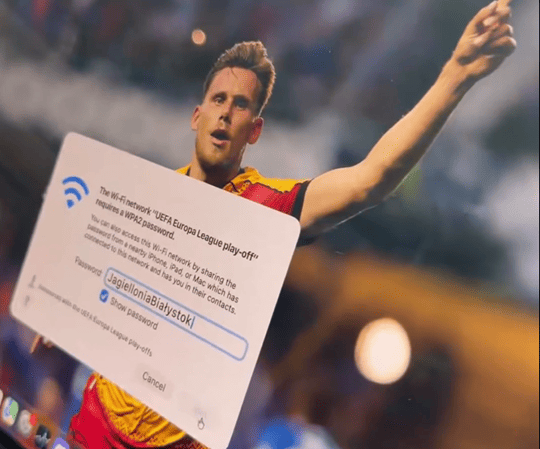 Hasło wifi Jagiellonia Rangers